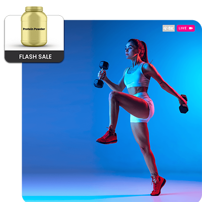 Brands promoting Health & Fitness Products via Channelize.io Live Commerce Platform